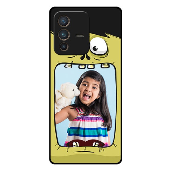 Vivo V23 Pro 5G Personalized Glass Phone Case - Cartoon monster back case Design
