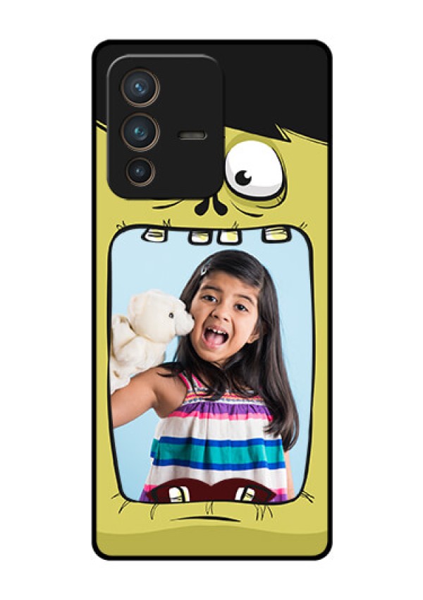 Vivo V23 Pro 5G Personalized Glass Phone Case - Cartoon monster back case Design