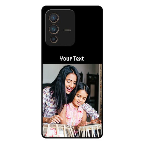 Vivo V23 Pro 5G Photo with Name on Glass Phone Case