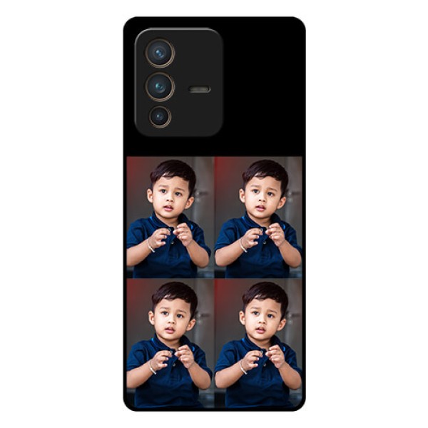 Vivo V23 Pro 5G 4 Image Holder on Glass Mobile Cover