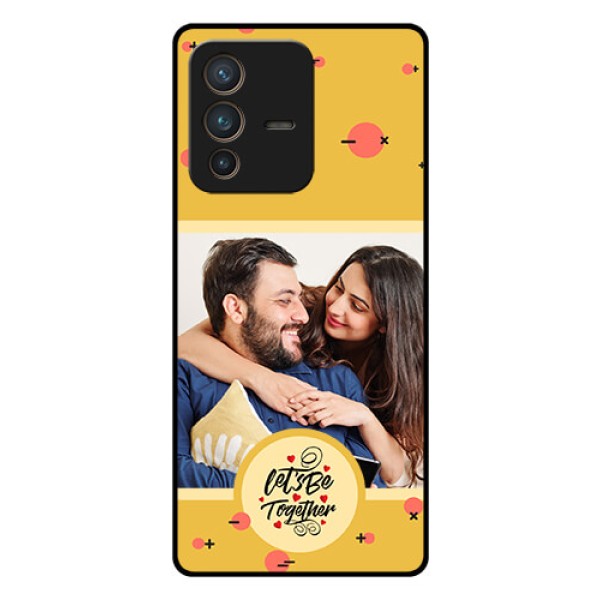 Vivo V23 Pro 5G Photo Printing on Glass Case - Lets be Together Design