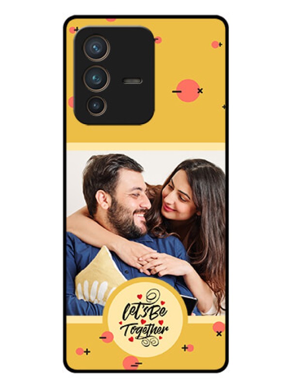 Custom Vivo V23 Pro 5G Photo Printing on Glass Case - Lets be Together Design