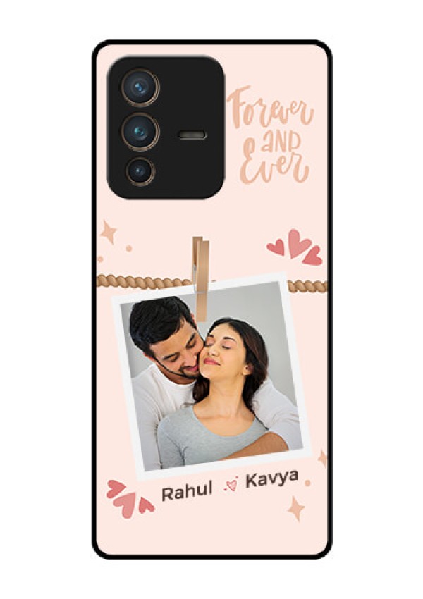 Vivo V23 Pro 5G Custom Glass Phone Case - Forever and ever love Design