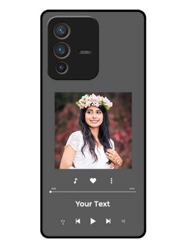 Custom Vivo V23 Pro 5G Custom Glass Mobile Case - Play The Music Design