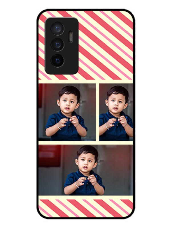 Custom Vivo V23e 5G Personalized Glass Phone Case - Picture Upload Mobile Case Design