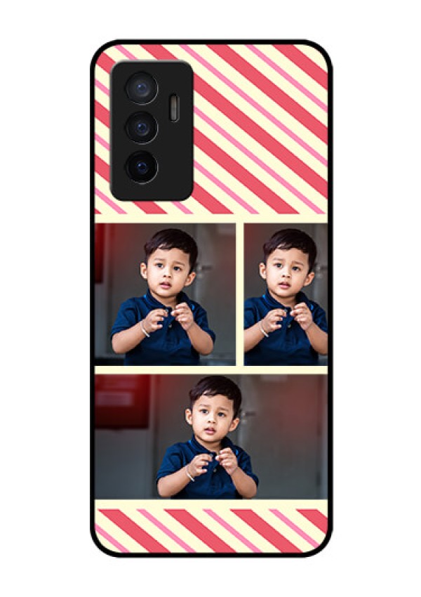Vivo V23e 5G Personalized Glass Phone Case - Picture Upload Mobile Case Design