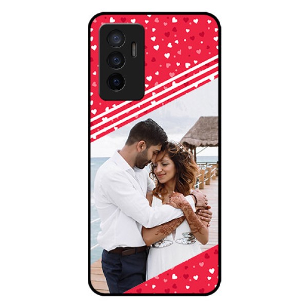 Vivo V23e 5G Custom Glass Mobile Case - Valentines Gift Design