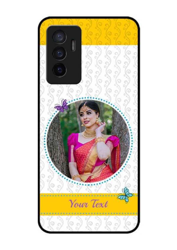 Vivo V23e 5G Custom Glass Mobile Case - Girls Premium Case Design