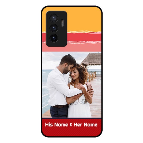 Vivo V23e 5G Custom Glass Mobile Case - Colorful Case Design