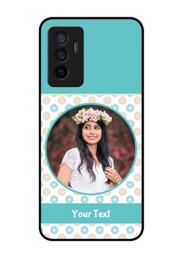 Vivo V23e 5G Custom Glass Mobile Case - Beautiful Flowers Design