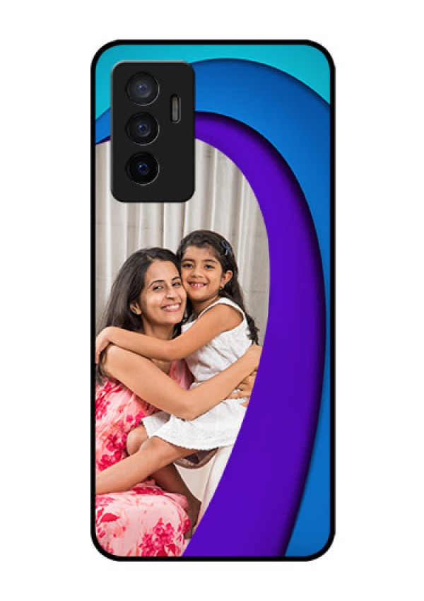 Vivo V23e 5G Photo Printing on Glass Case - Simple Pattern Design