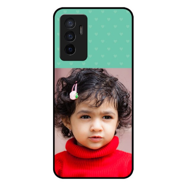 Vivo V23e 5G Custom Glass Phone Case - Lovers Picture Design