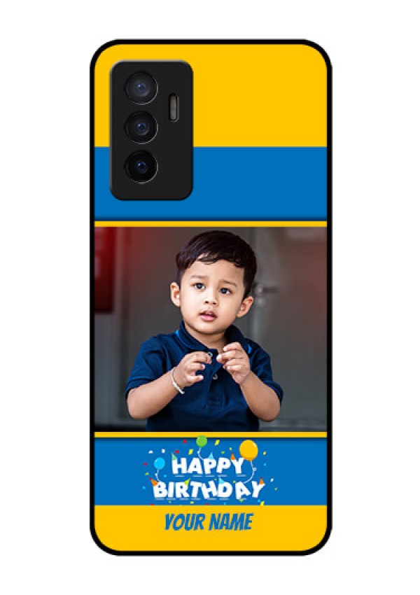 Vivo V23e 5G Custom Glass Mobile Case - Birthday Wishes Design