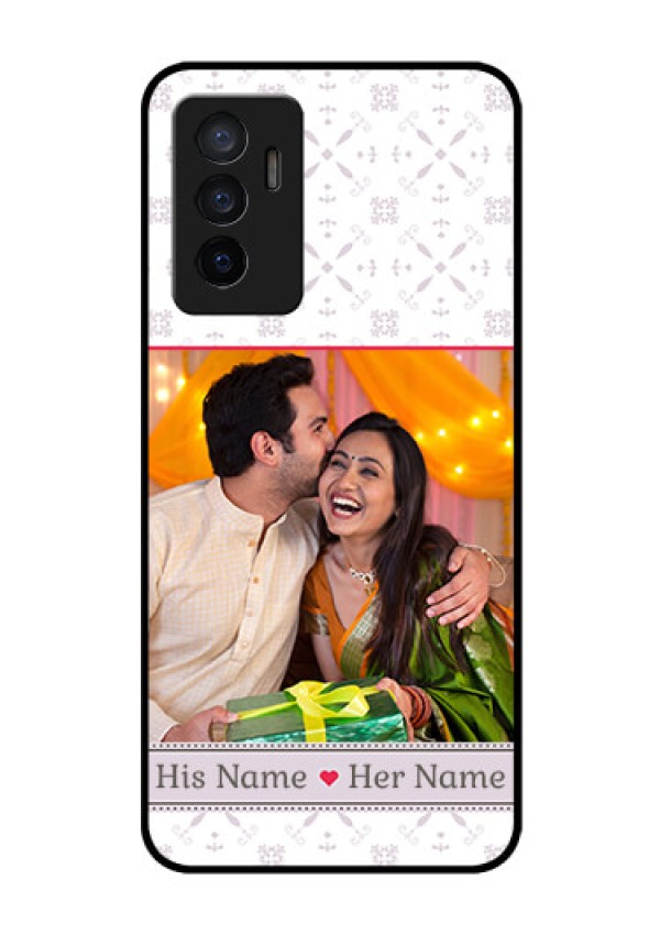 Vivo V23e 5G Custom Glass Mobile Case - with Photo and Ethnic Design