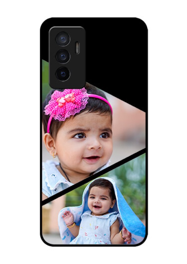Vivo V23e 5G Custom Glass Phone Case - Semi Cut Design