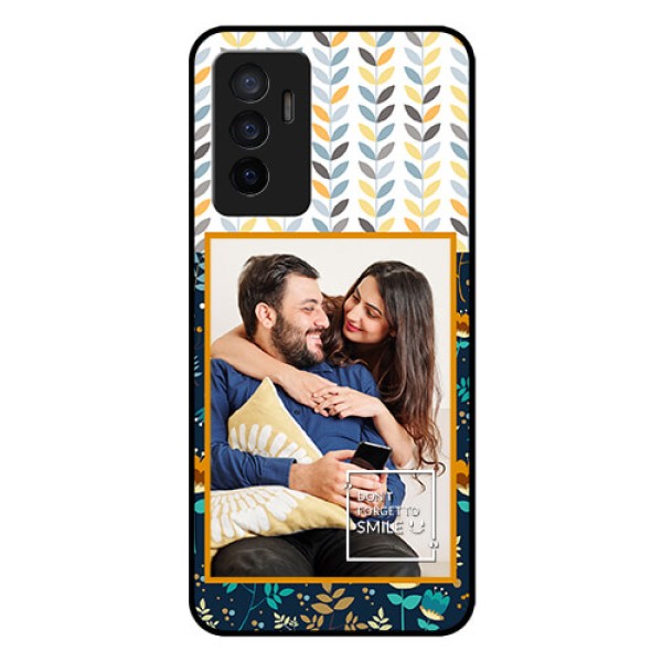Vivo V23e 5G Custom Glass Mobile Case - Pattern Design