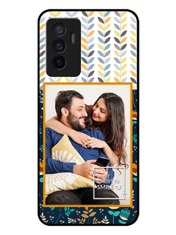 Custom Vivo V23e 5G Custom Glass Mobile Case - Pattern Design
