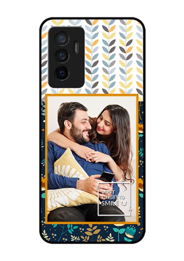 Vivo V23e 5G Custom Glass Mobile Case - Pattern Design