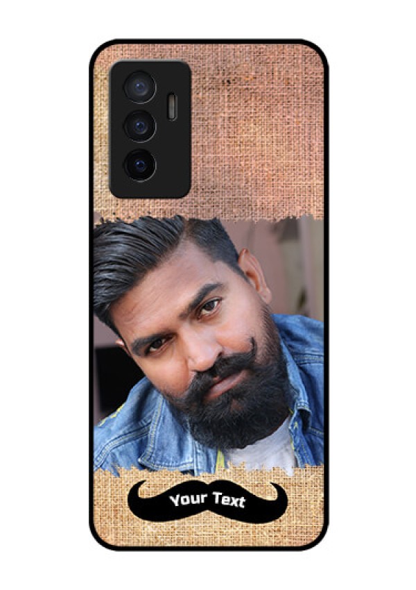 Vivo V23e 5G Personalized Glass Phone Case - with Texture Design