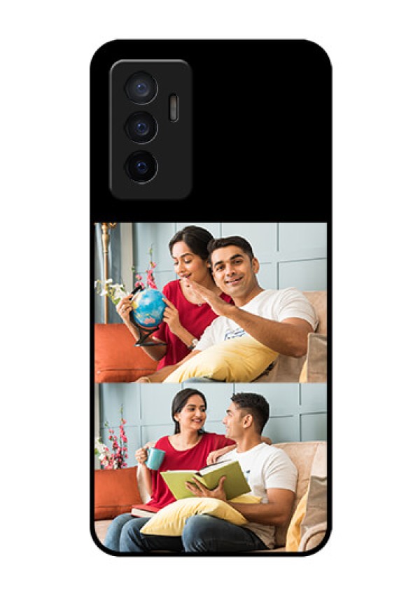 Vivo V23e 5G 2 Images on Glass Phone Cover