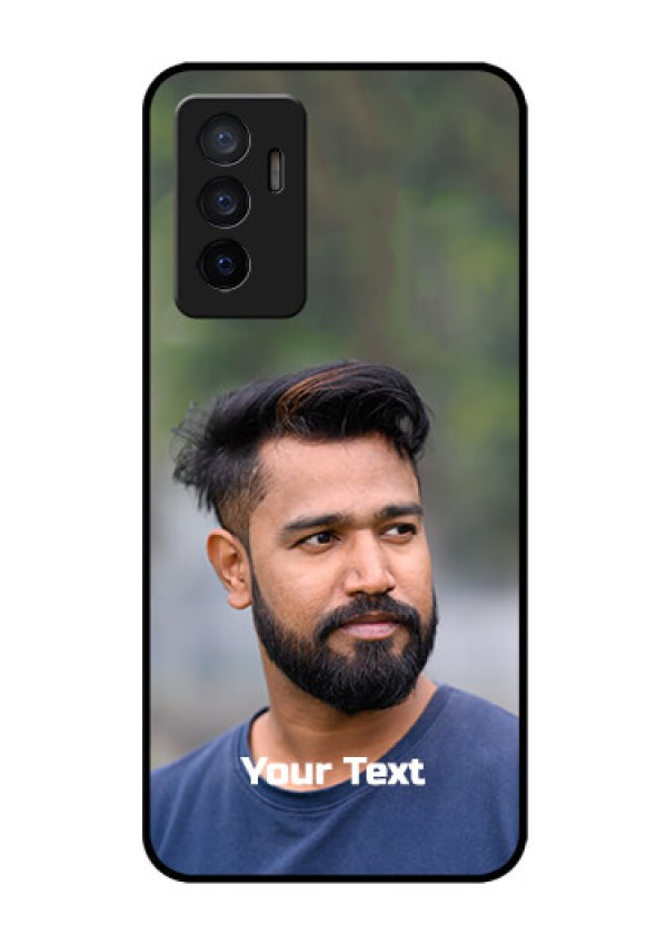 Vivo V23e 5G Glass Mobile Cover: Photo with Text