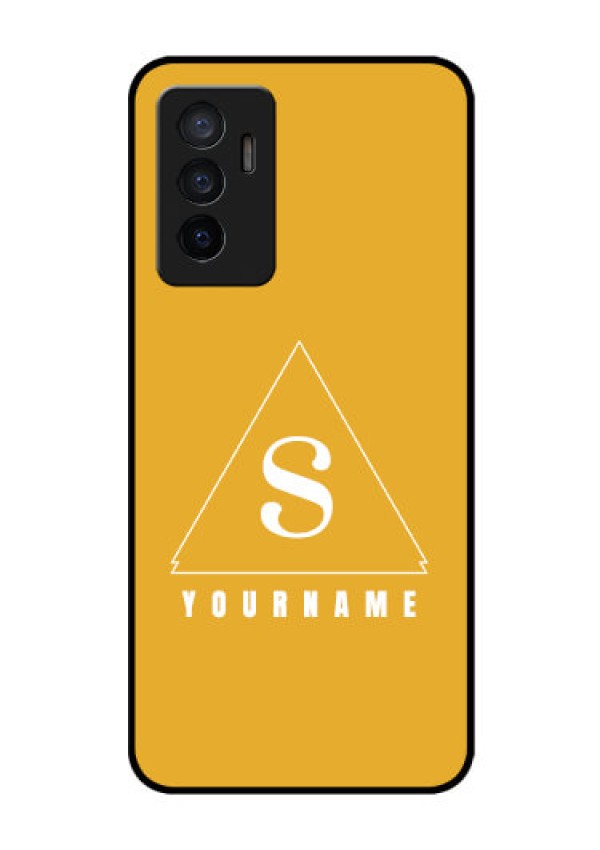Vivo V23E 5G Personalized Glass Phone Case - simple triangle Design