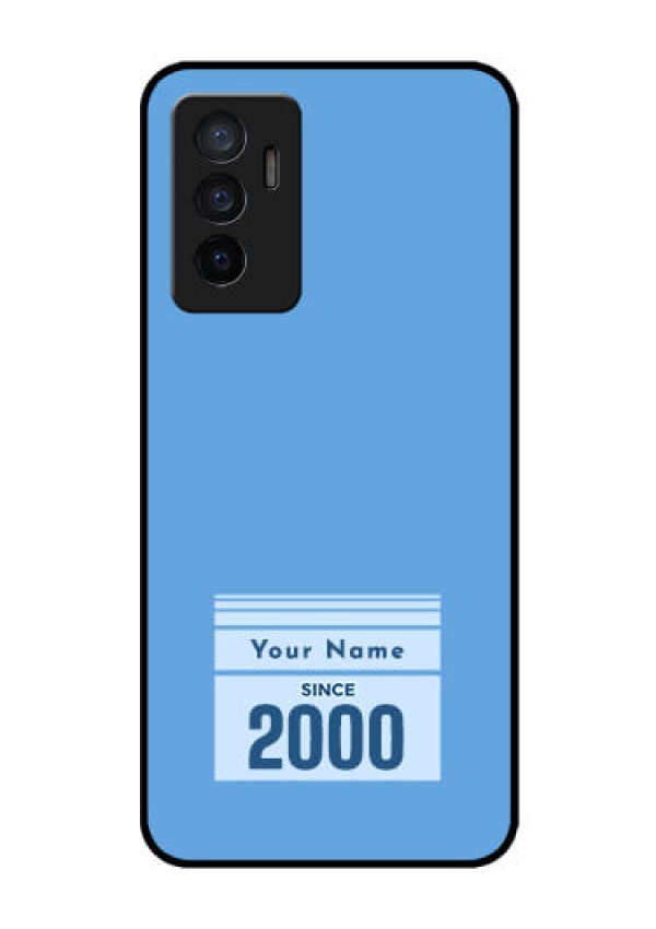 Vivo V23E 5G Custom Glass Mobile Case - Custom Year of birth Design