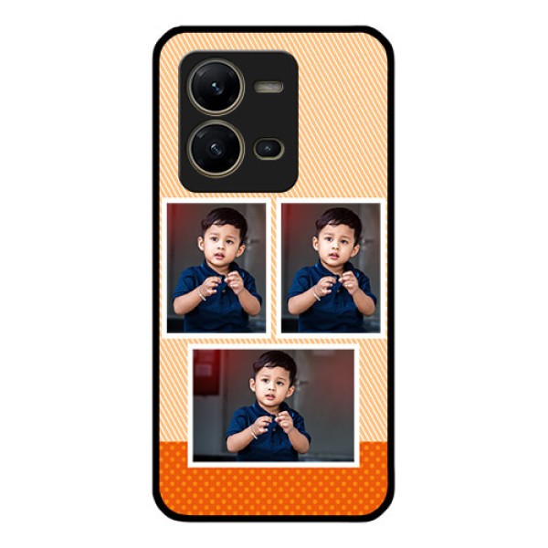 Vivo V25 5G Photo Printing on Glass Case - Bulk Photos Upload Design Vivo V25 5G Photo Printing on Glass Case - Bulk Photos Upload Design