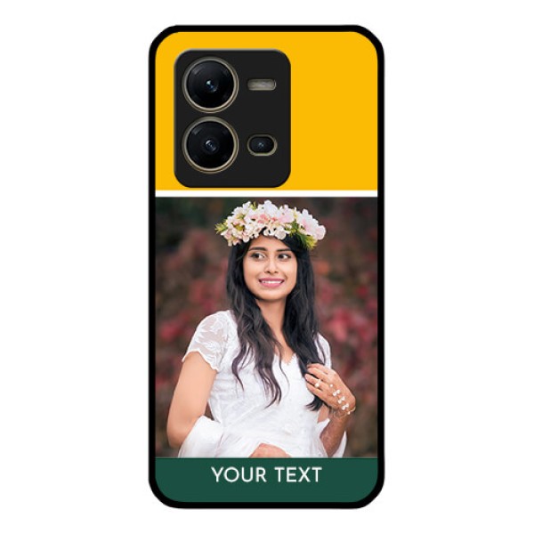 Vivo V25 5G Photo Printing on Glass Case - Love You Design