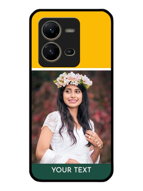 Custom Vivo V25 5G Photo Printing on Glass Case - Love You Design