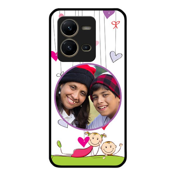 Vivo V25 5G Photo Printing on Glass Case - Cute Kids Phone Case Design Vivo V25 5G Photo Printing on Glass Case - Cute Kids Phone Case Design