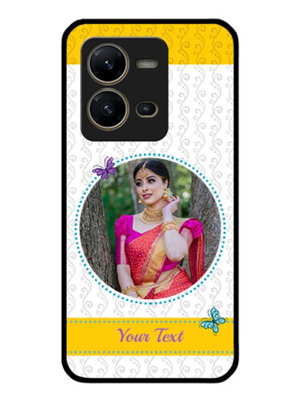 Custom Vivo V25 5G Custom Glass Mobile Case - Girls Premium Case Design