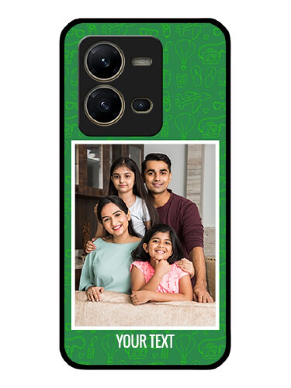 Custom Vivo V25 5G Personalized Glass Phone Case - Picture Upload Design