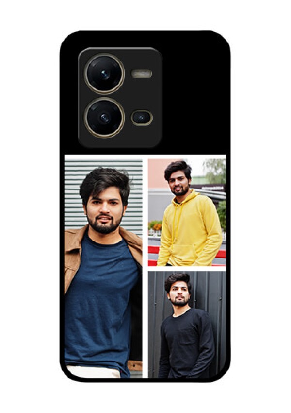 Vivo V25 5G Photo Printing on Glass Case - Upload Multiple Picture Design