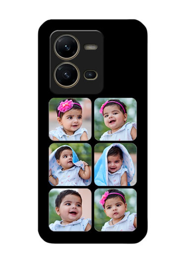 Vivo V25 5G Photo Printing on Glass Case - Multiple Pictures Design