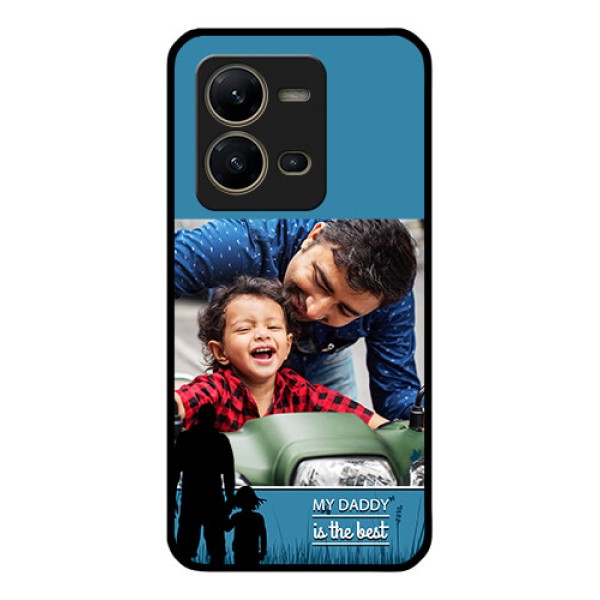 Vivo V25 5G Custom Glass Mobile Case - Best dad design