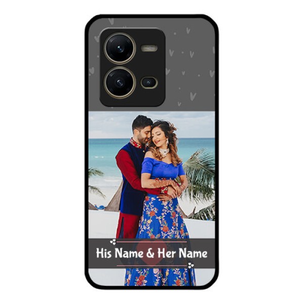 Vivo V25 5G Custom Glass Mobile Case - Buy Love Design with Photo Online Vivo V25 5G Custom Glass Mobile Case - Buy Love Design with Photo Online