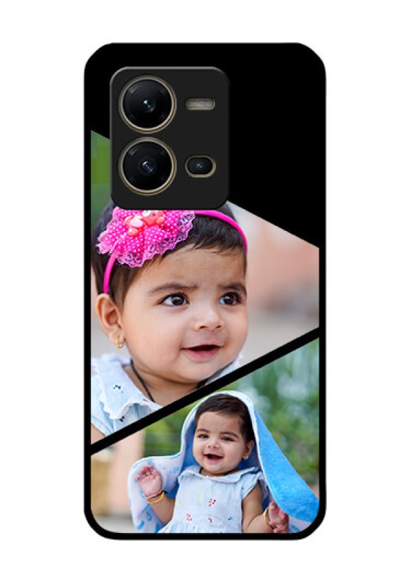 Vivo V25 5G Custom Glass Phone Case - Semi Cut Design
