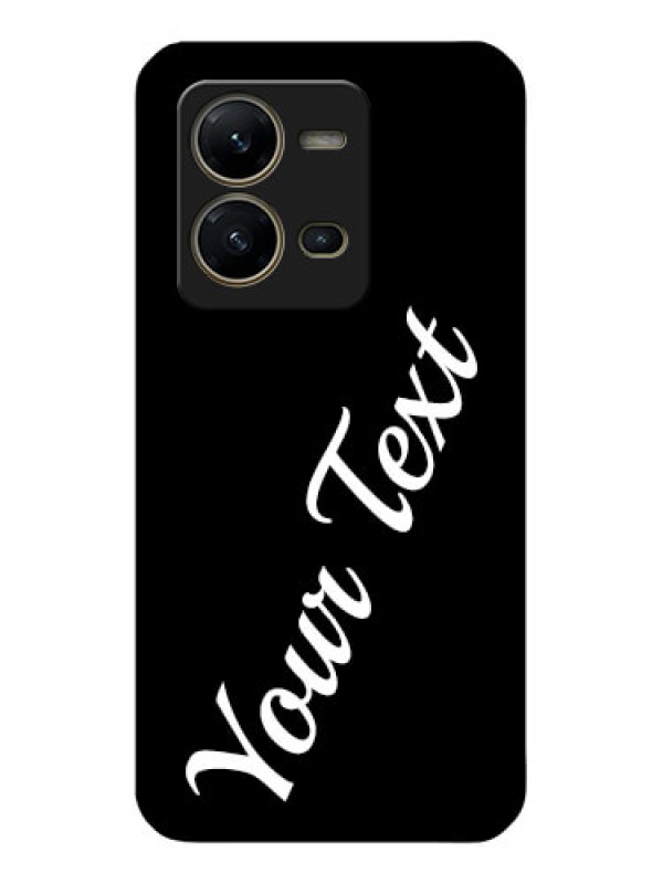 Custom Vivo V25 5G Custom Glass Mobile Cover with Your Name