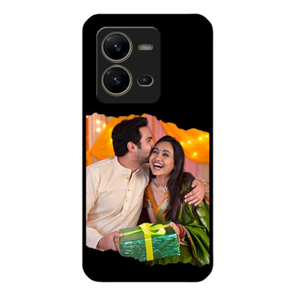 Vivo V25 5G Custom Glass Phone Case - Tear-off Design