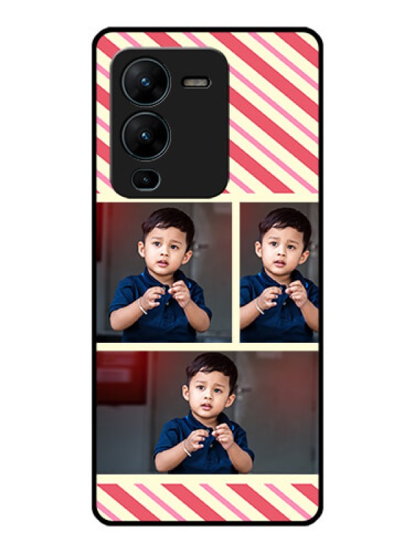 Custom Vivo V25 Pro 5G Personalized Glass Phone Case - Picture Upload Mobile Case Design