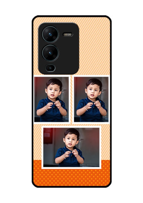 Vivo V25 Pro 5G Photo Printing on Glass Case - Bulk Photos Upload Design