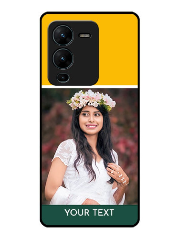 Custom Vivo V25 Pro 5G Photo Printing on Glass Case - Love You Design