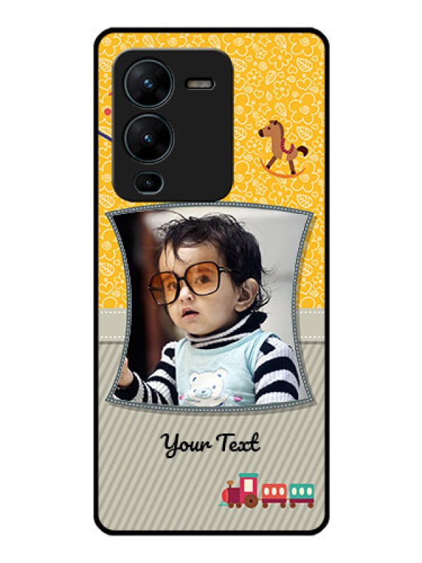 Custom Vivo V25 Pro 5G Personalized Glass Phone Case - Baby Picture Upload Design