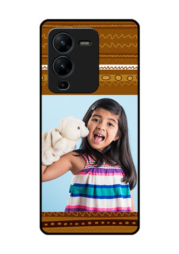 Vivo V25 Pro 5G Custom Glass Phone Case - Friends Picture Upload Design