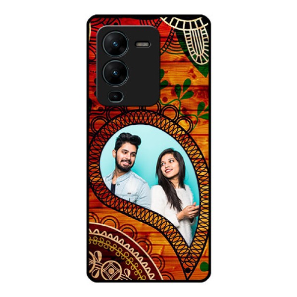 Vivo V25 Pro 5G Personalized Glass Phone Case - Abstract Colorful Design