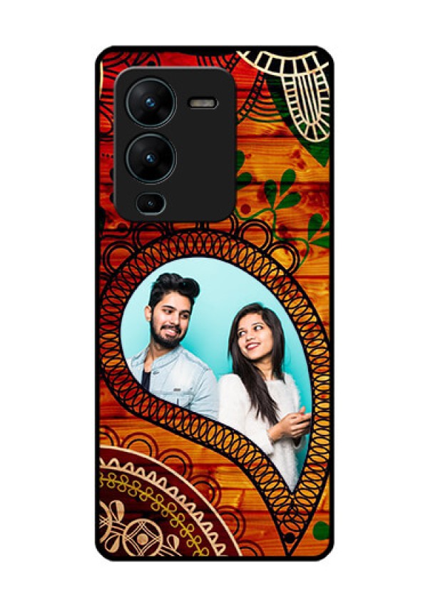 Vivo V25 Pro 5G Personalized Glass Phone Case - Abstract Colorful Design