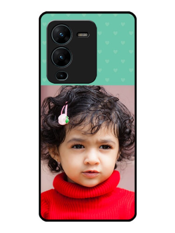 Custom Vivo V25 Pro 5G Custom Glass Phone Case - Lovers Picture Design