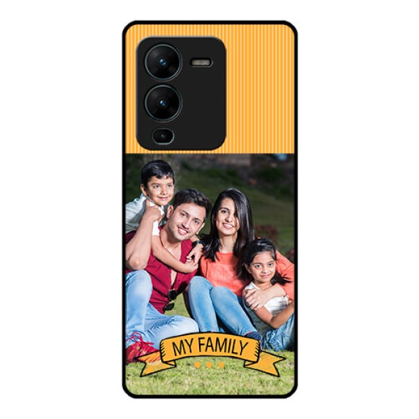 Vivo V25 Pro 5G Custom Glass Phone Case - My Family Design
