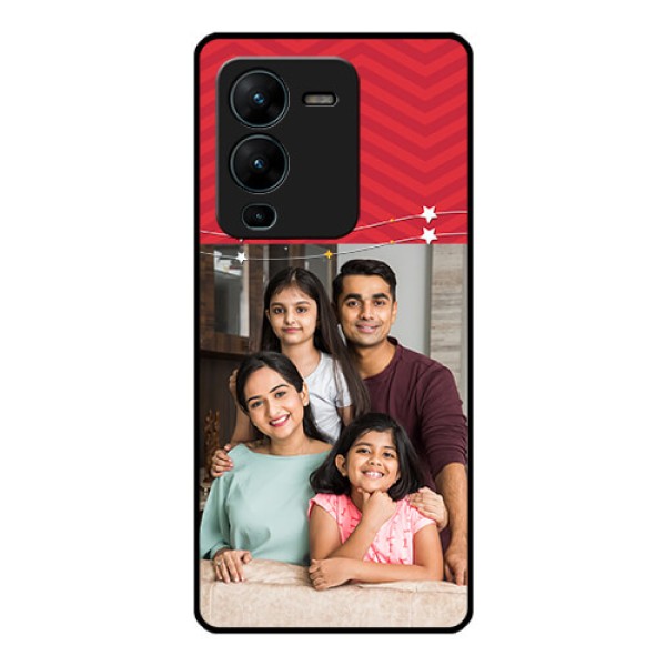 Vivo V25 Pro 5G Personalized Glass Phone Case - Happy Family Design Vivo V25 Pro 5G Personalized Glass Phone Case - Happy Family Design